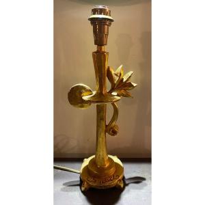 Lampe Bronze Doré Fondica Nicolas De Wael 