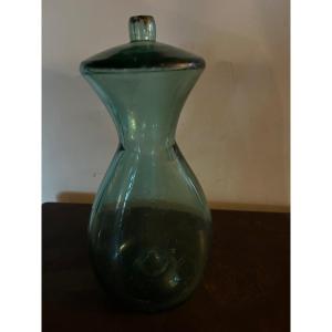 19th Century Blown Glass Shepherd's Bottle