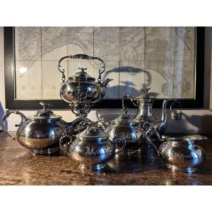 Christofle Samovar And Orientalist Coffee Tea Service 