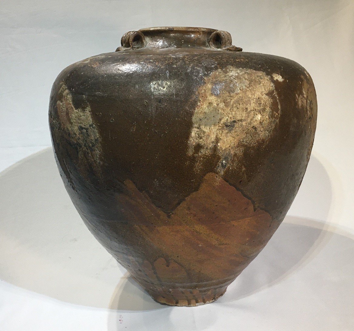 Stoneware Jar. China Wanly Era.-photo-2
