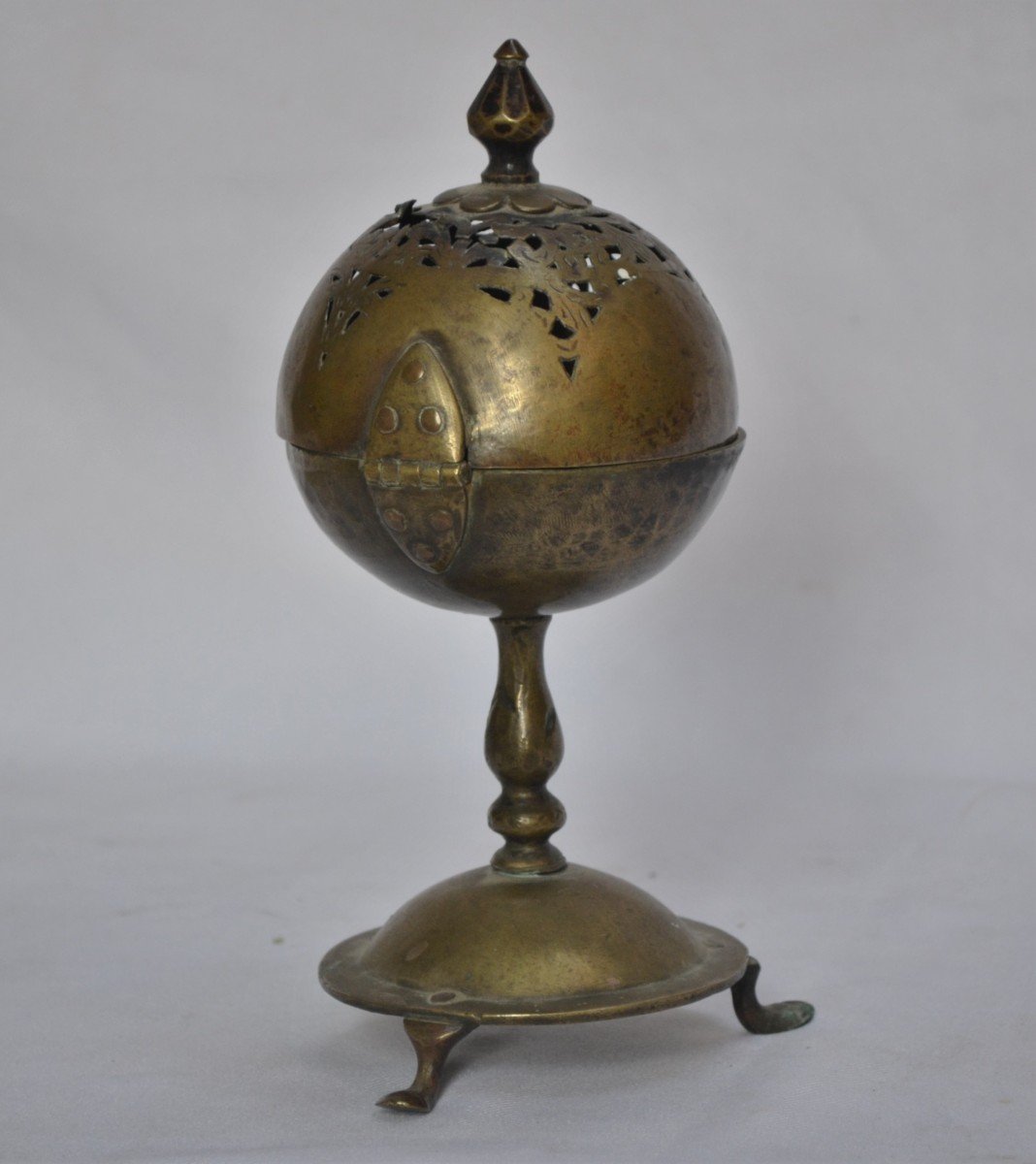 Bronze Tripod Perfume Burner. Islamic Art.