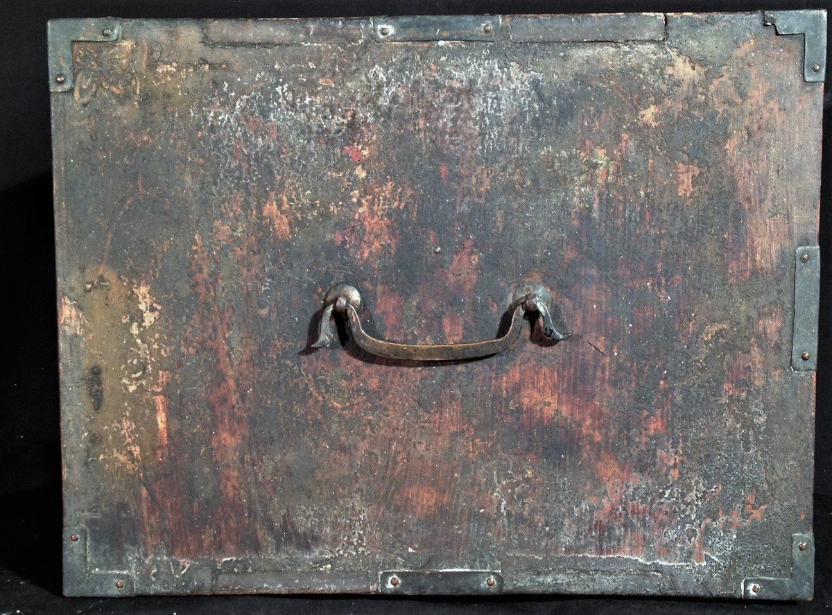 Chest In Blacklacquered Wood And Colors.japanese Namban Style.momoyama Period Late 16°.-photo-1