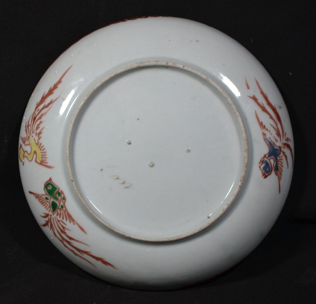 Arita Japan Porcelain Dish 18th Century. Guan-yin And The 100 Children.-photo-2