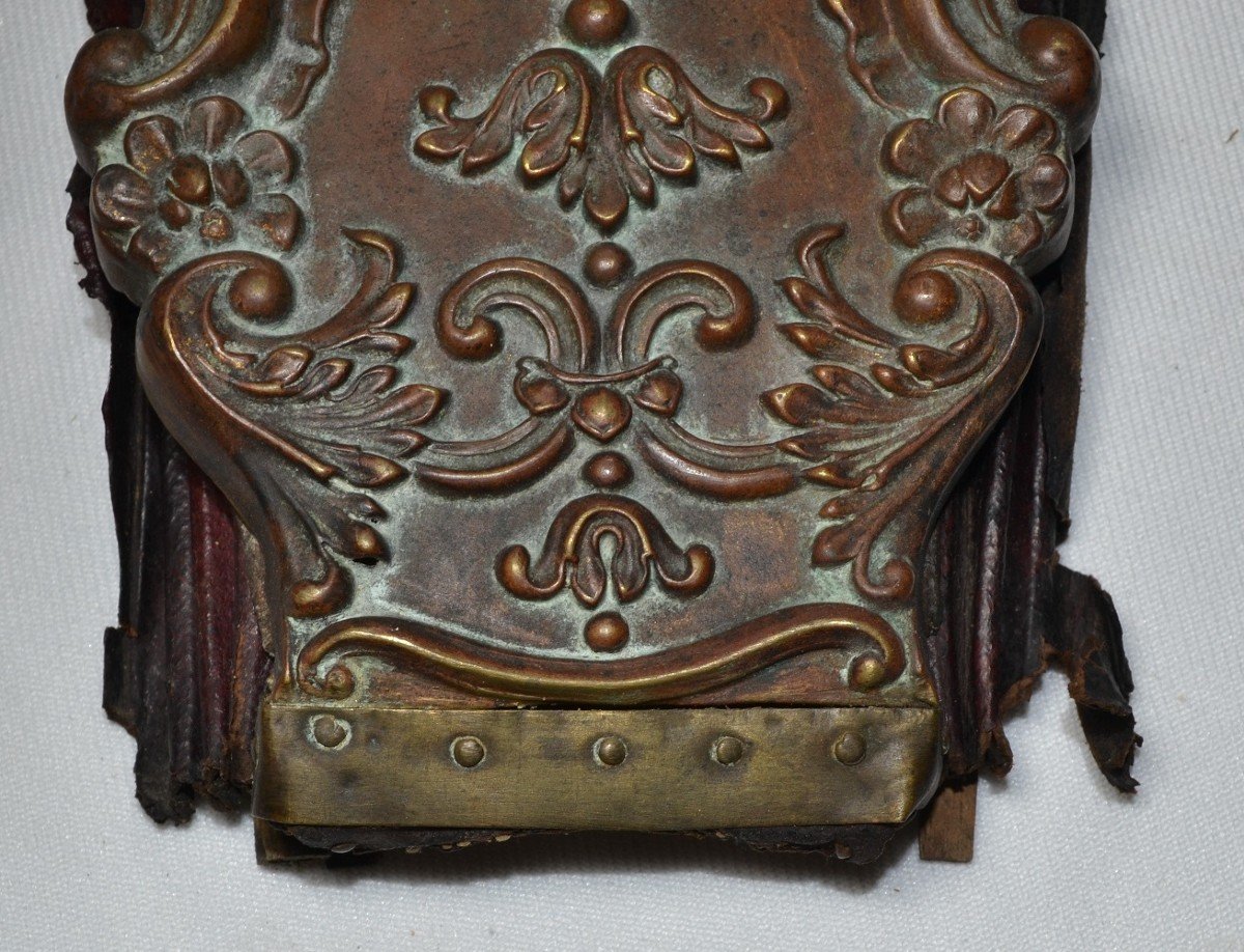 Gilded Repoussé Copper Bellows. Louis XIV.-photo-3