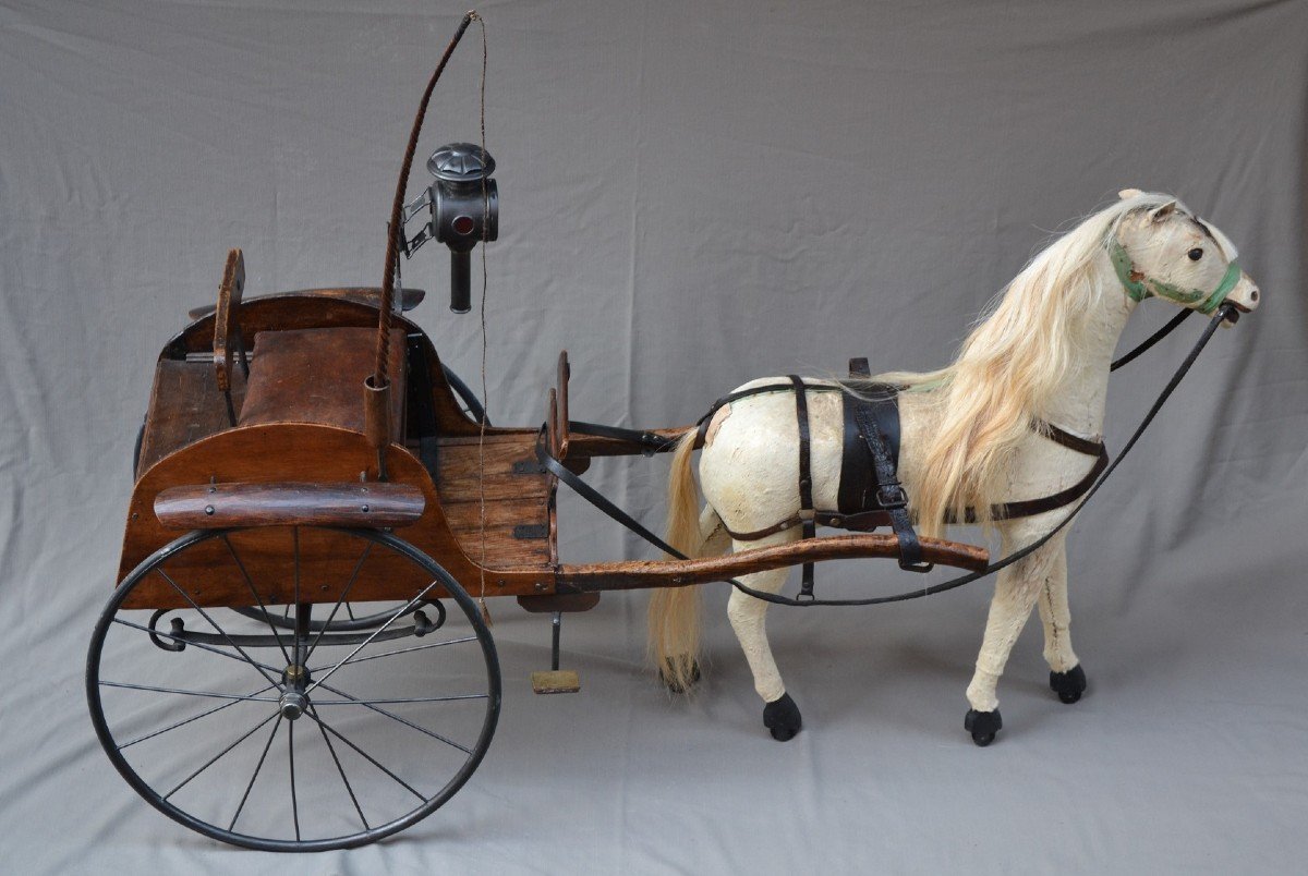 Miniature Hippomobile Convertible For Children. End Of The 19th Century.