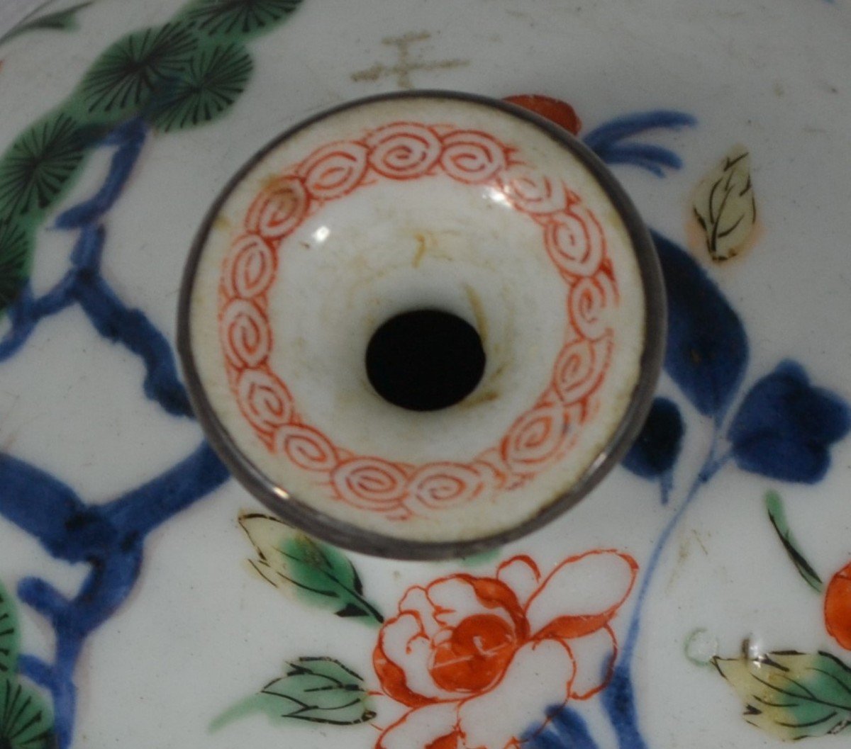 Wucai Porcelain Bottle, 17th Century China Or Japan, Transitional Or Genroku.-photo-8