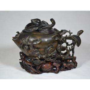Brûle-parfums En Bronze. Chine époque Qing.