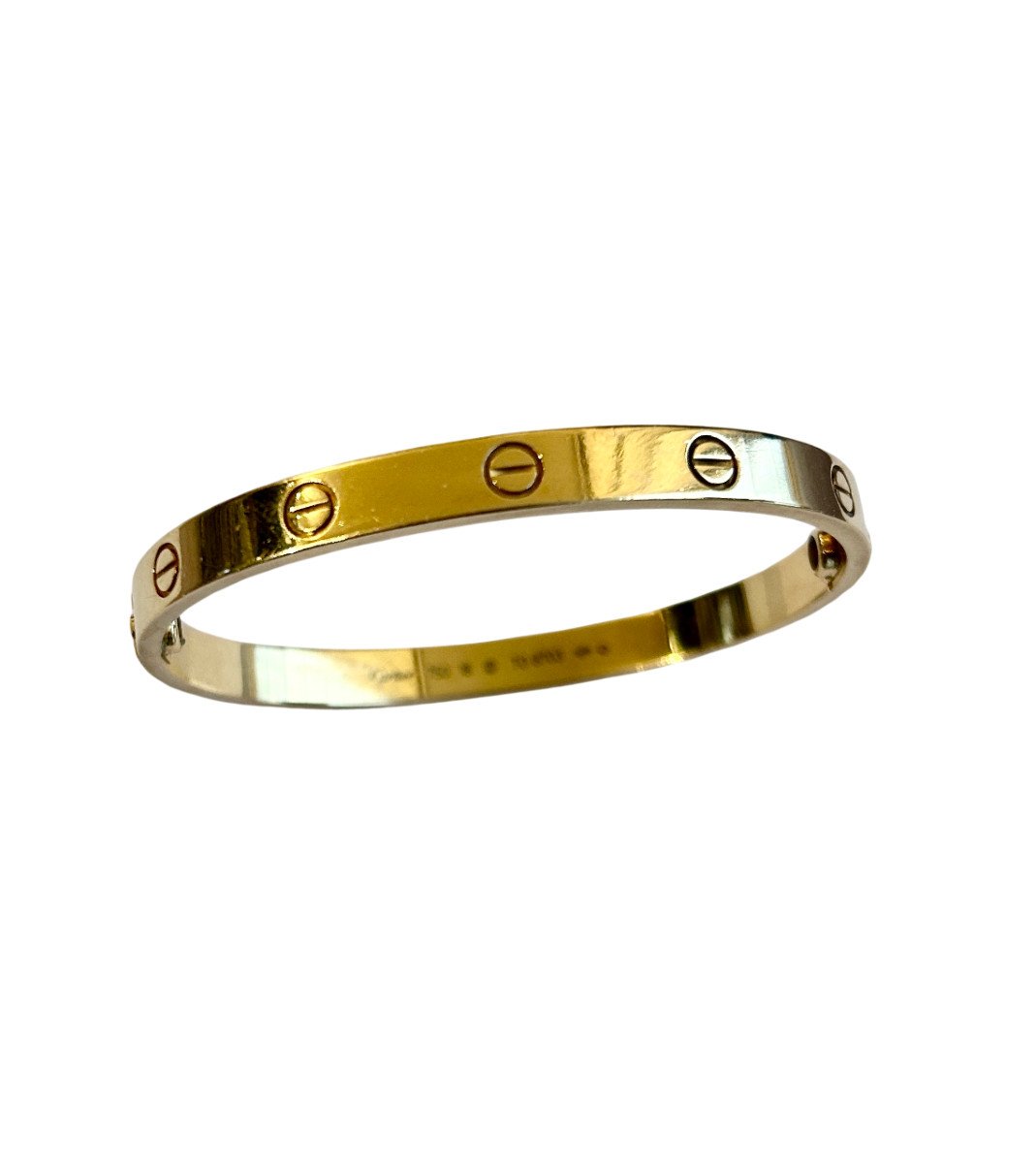 Cartier "love" Bracelet In Yellow Gold, Size 18-photo-2