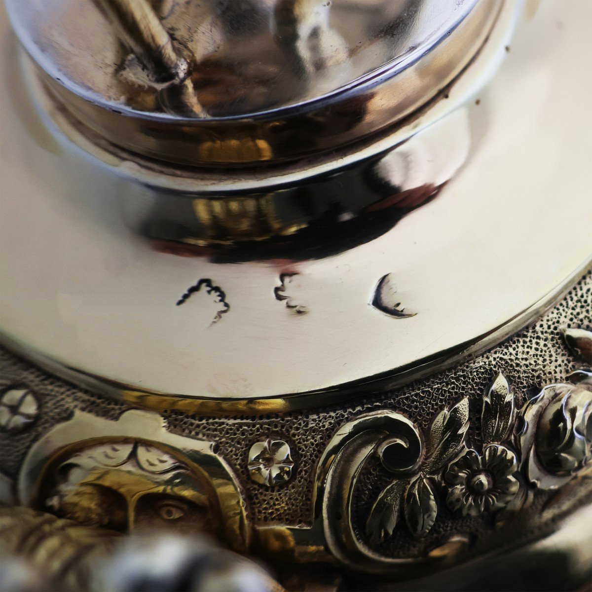 A Monumental Silver-gilt Tankard, Russia?, 19th Century-photo-3