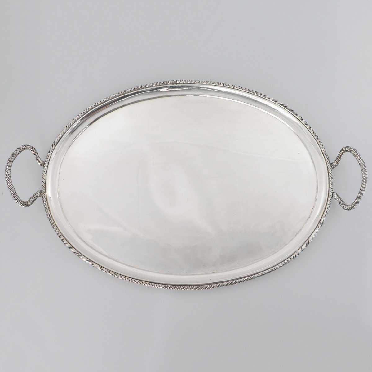 An Italian Fused And Embossed Silver Tray, Assayer: Zuan Piero Grappiglia, Venice, 18th Century