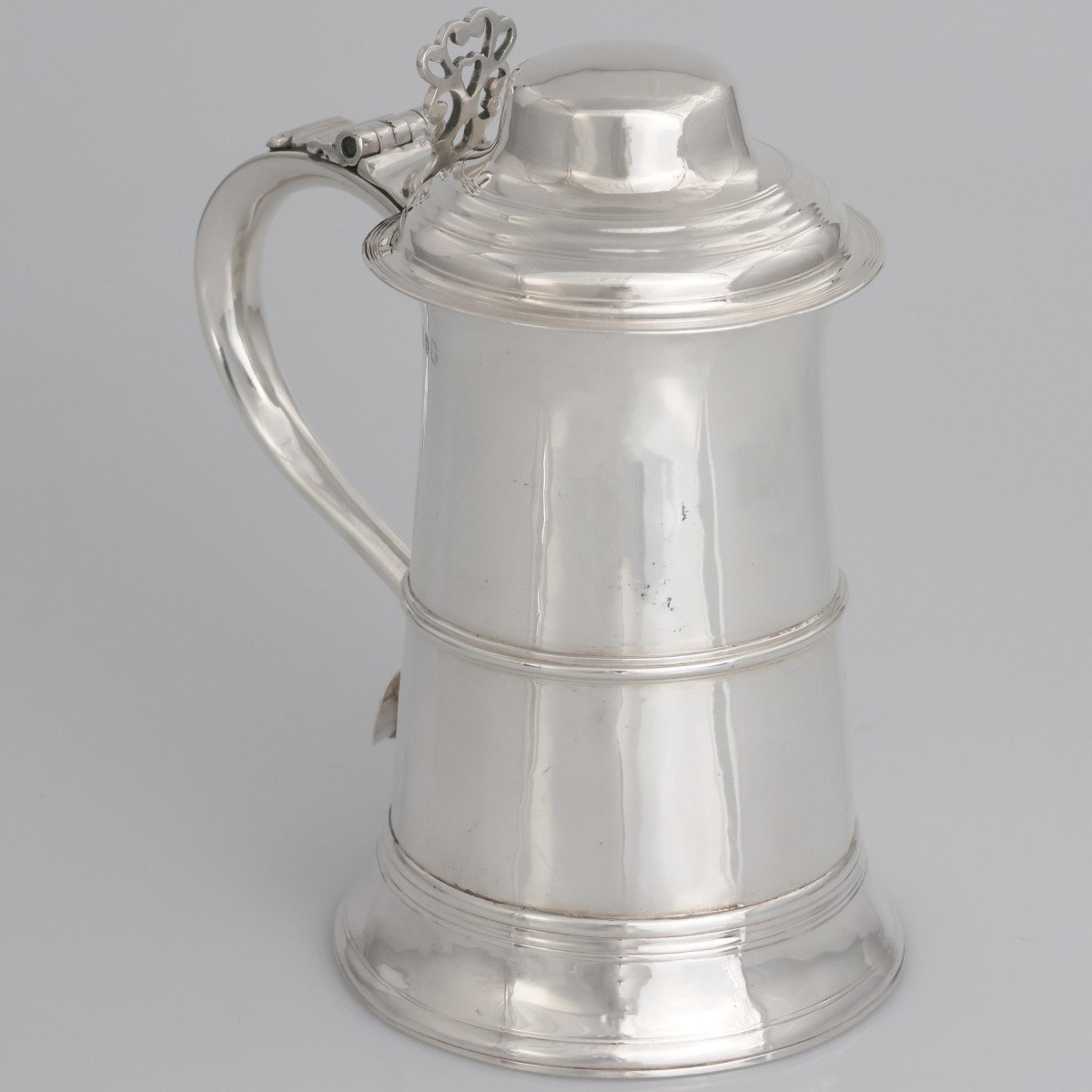 A George III Sterling Silver Tankard, Peter & Ann Bateman, London, 1791-photo-2