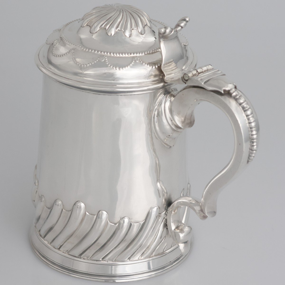 Un tankar en argent sterling George II, Joseph Jackson, Dublin, 1749-photo-4