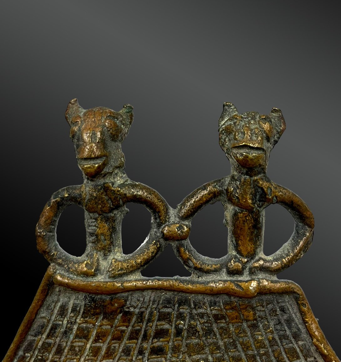 Miniature Depicting An Anthropomorphic Couple - Southwest Of Burkina Faso - XXth Century-photo-3