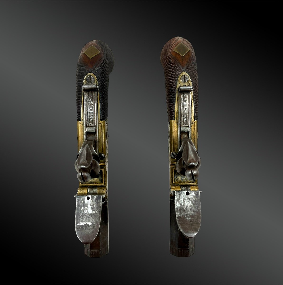 Pair Of Flintlock Pistols - London, United Kingdom - Eighteenth Century-photo-2