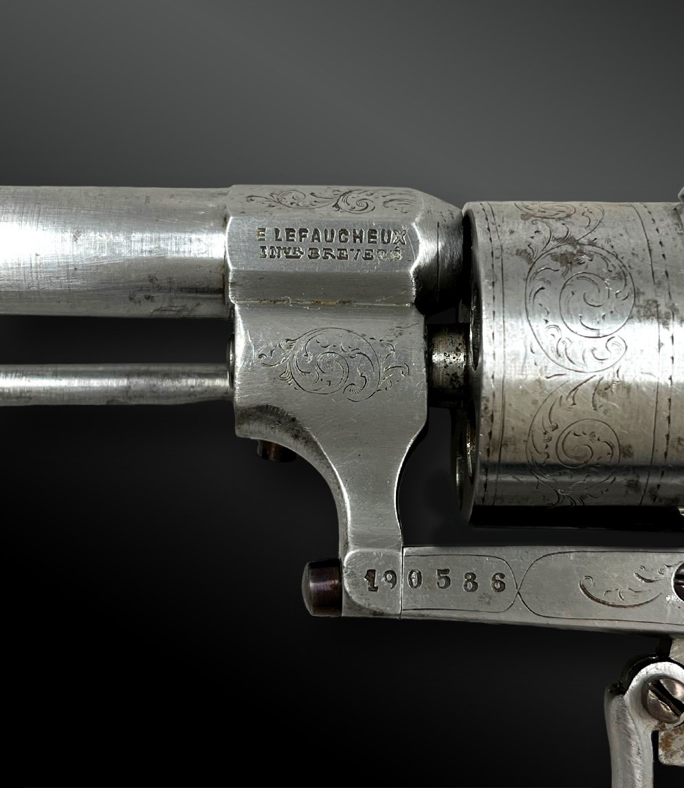 Eugène Lefaucheux Revolver - France - 19th Century-photo-3