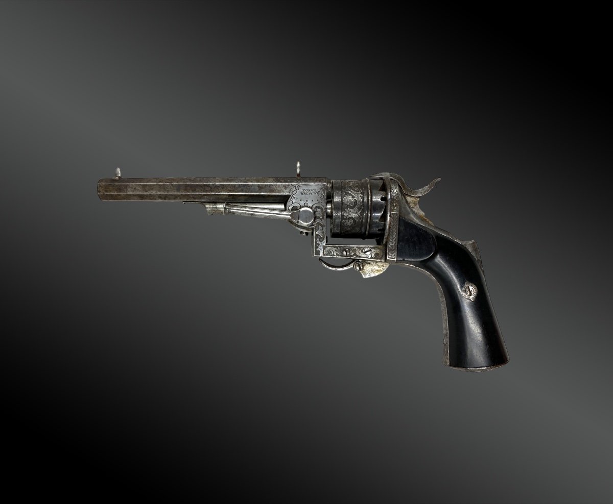 Loron System Revolver Belgium 19th Century