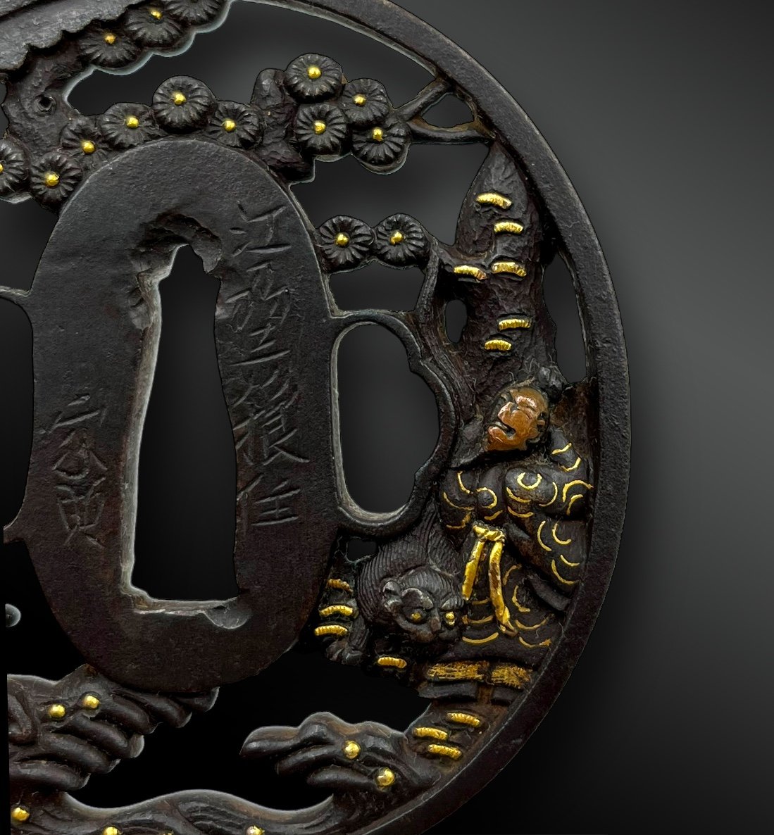 Tsuba Maru Gata - Japon - Période Edo (1603-1868)-photo-2