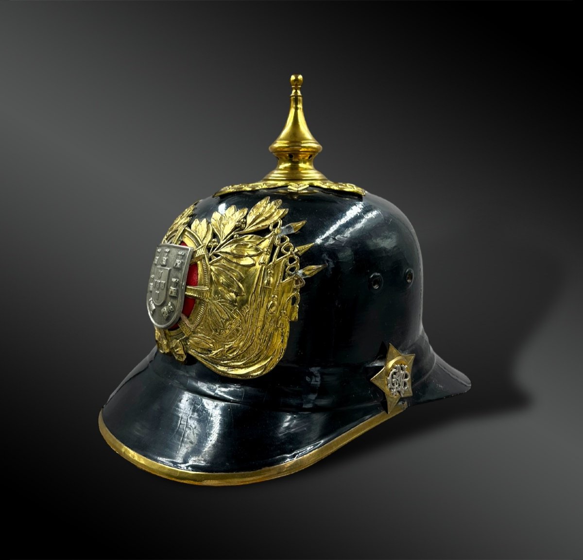 Casque Du Régiment D’infanterie De La Garde Nationale Républicaine - Portugal - XXème Siècle-photo-2