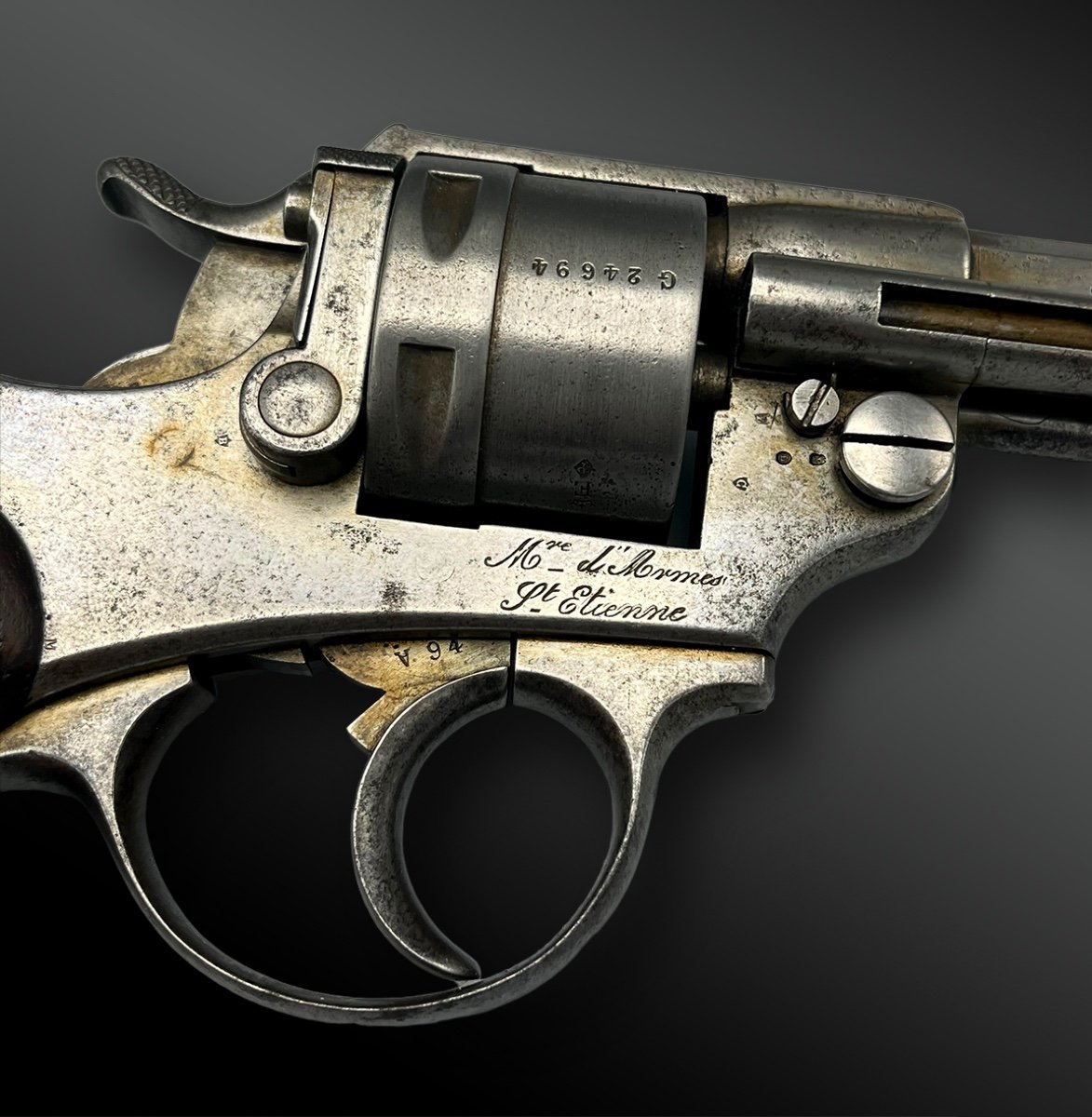 Model 1873 Revolver, From The Saint-etienne Weapons Manufacture - France - 19th Century-photo-2