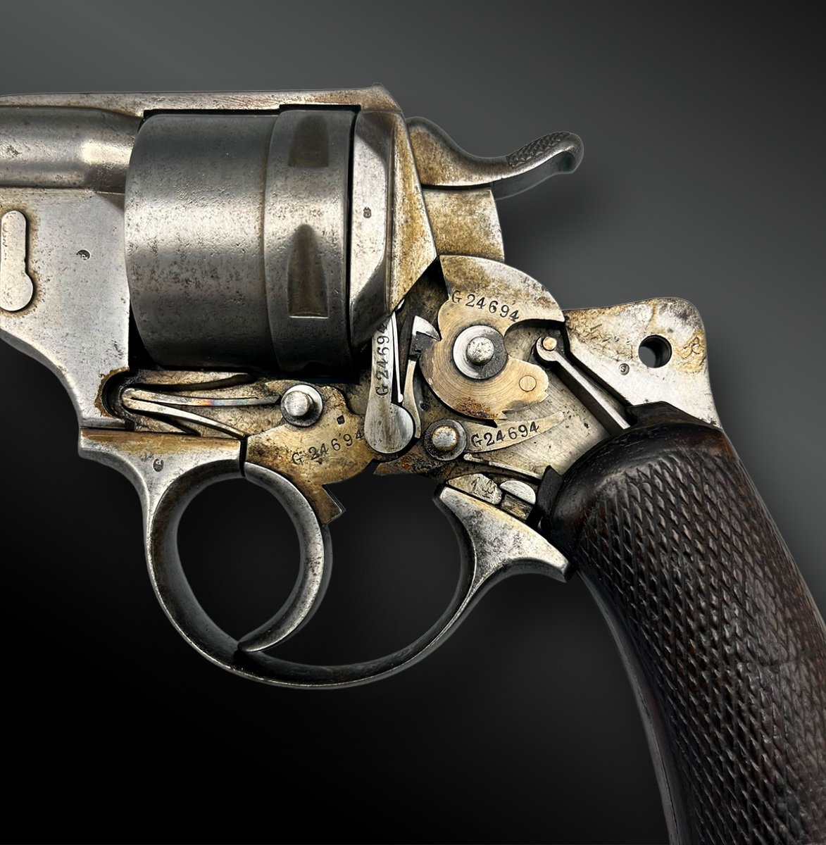 Revolver Modèle 1873, De La Manufacture D’armes De Saint-etienne - France - XIXème Siècle-photo-3