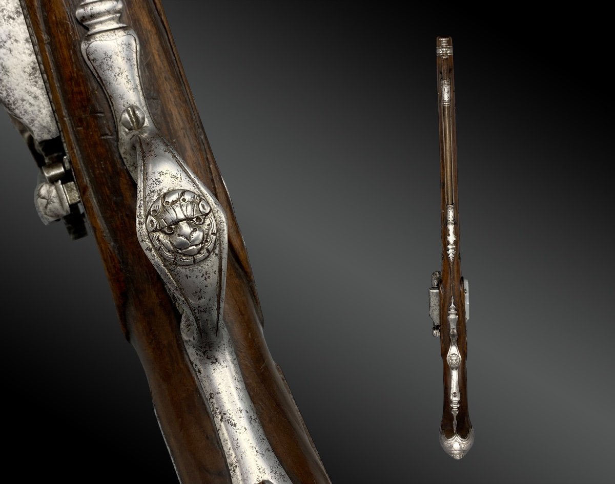 Flintlock Pistol, By Redemonte Bernadelli Italy, Late 17th Century-photo-3