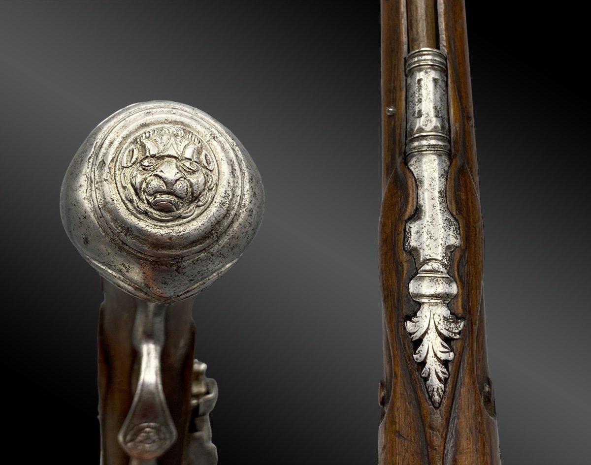 Flintlock Pistol, By Redemonte Bernadelli Italy, Late 17th Century-photo-2