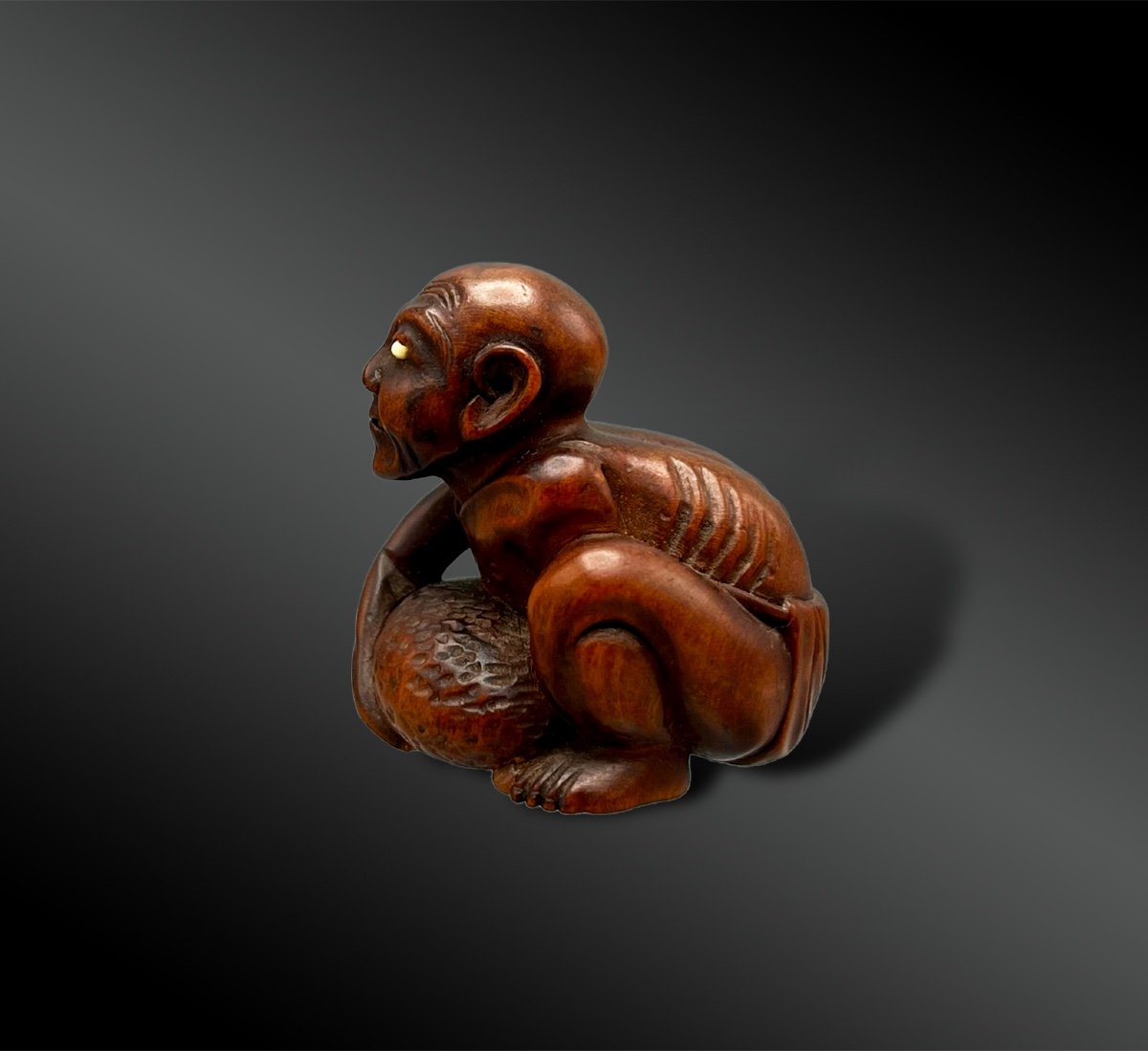 Netsuke Signed Takeyuki - Japan - Edo Period (1615 - 1868)-photo-1