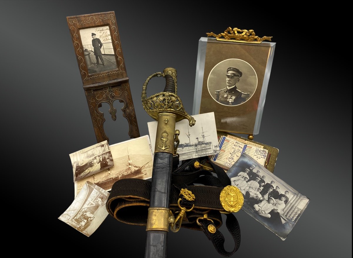 Marine Saber M. 1837 From Rear-admiral Marie Jean Lucien Lacaze, With Historical Memories