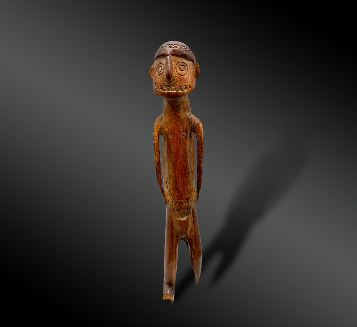 Statuette Anthropomorphe - Culture Asmat, Papouasie-nouvelle-guinée  - Vers 1900