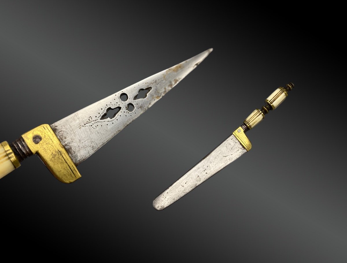 Secret Knife. Spain, Albacete Late 18th Century.-photo-3