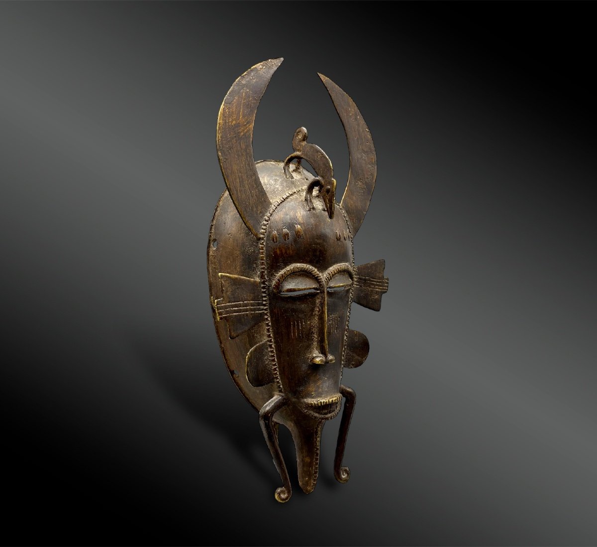 Kpeliyé'e Face Mask - Senufo Culture, Ivory Coast-photo-2