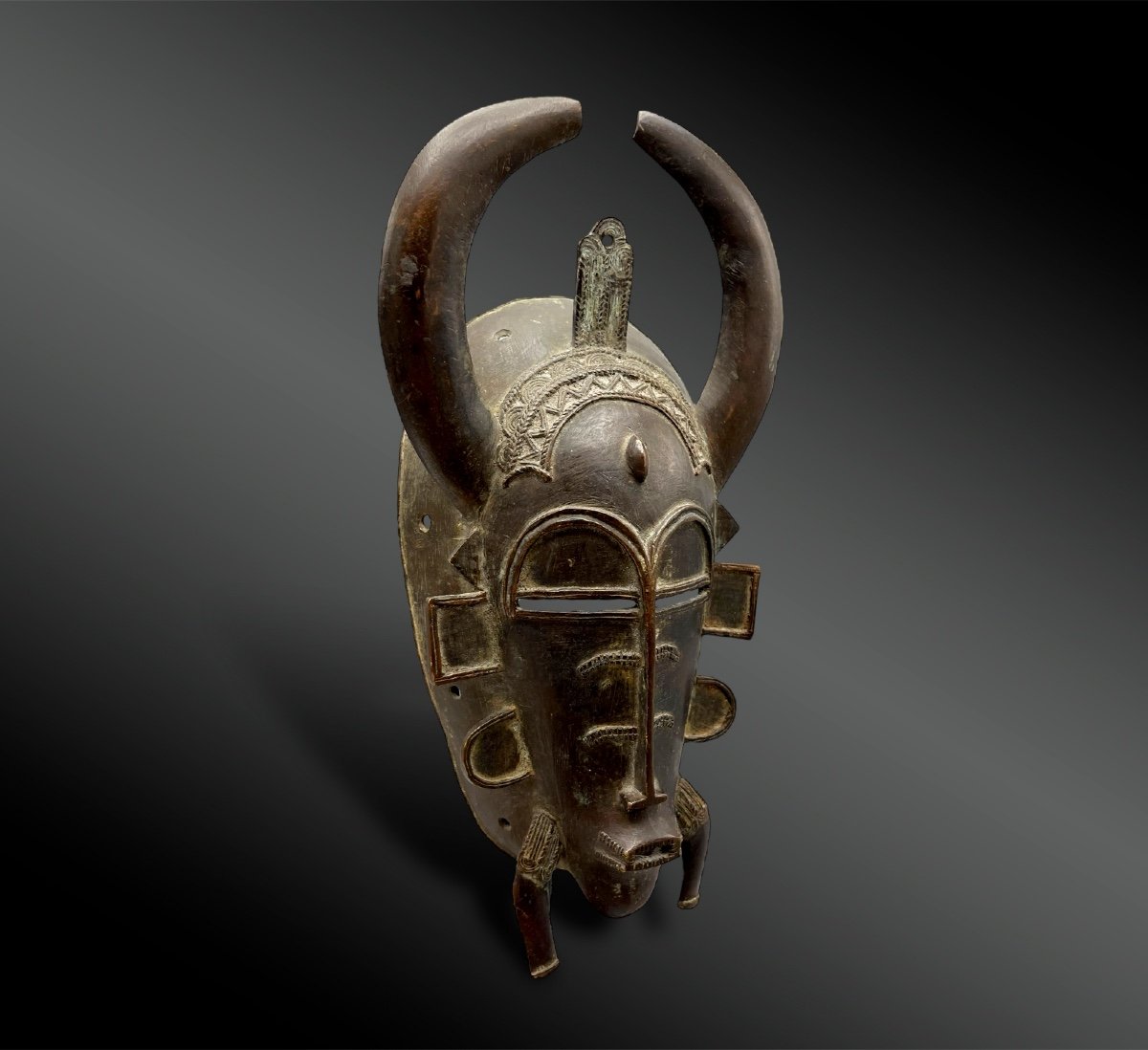 Kpeliyé'e Face Mask - Senufo Culture, Ivory Coast-photo-2