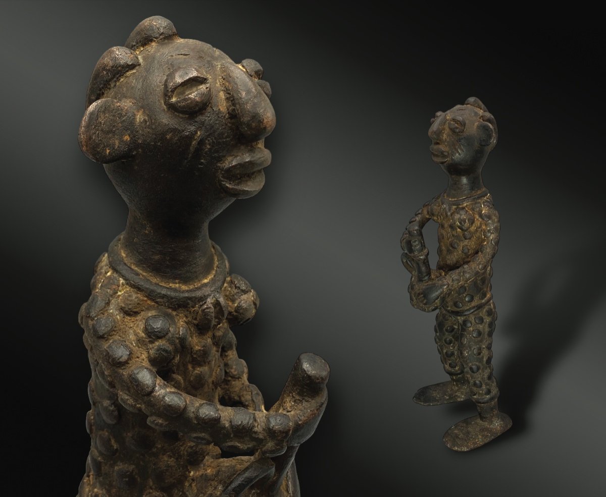 Anthropomorphic Statuette - Duru Culture - Glass, Ghana, Cameroon And Nigeria-photo-2