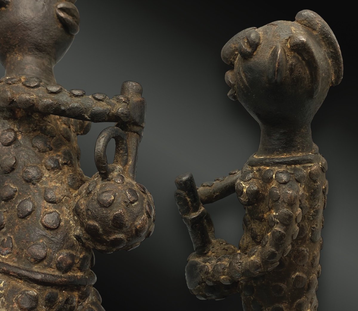 Anthropomorphic Statuette - Duru Culture - Glass, Ghana, Cameroon And Nigeria-photo-3