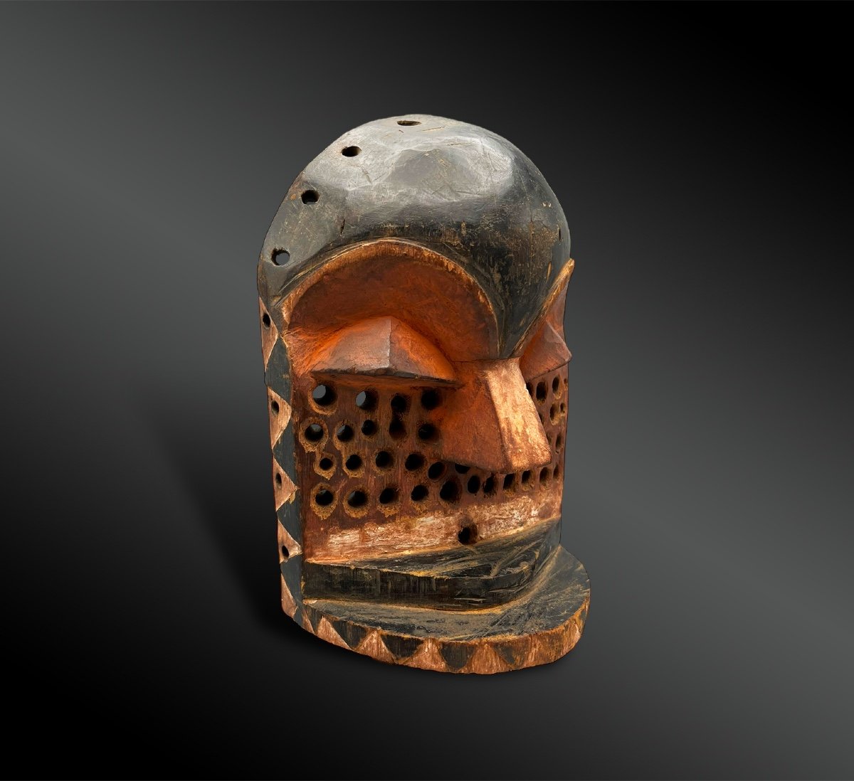 Kindombolo Mask - Democratic Republic Of Congo - First Half Of The 20th Century-photo-2