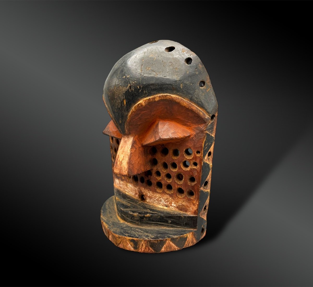 Kindombolo Mask - Democratic Republic Of Congo - First Half Of The 20th Century-photo-3