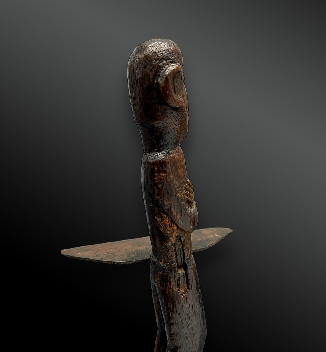 Statuette Protectrice Hampatong - Culture Dayak, île De Bornéo - Vers 1900-photo-4