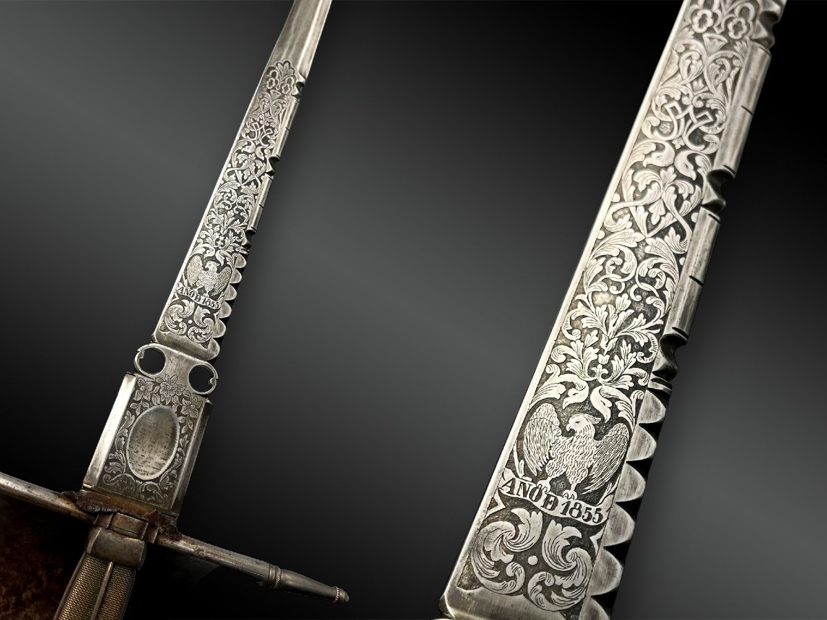 Dagger Called "left Hand" - Toledo, Spain - 1855-photo-3