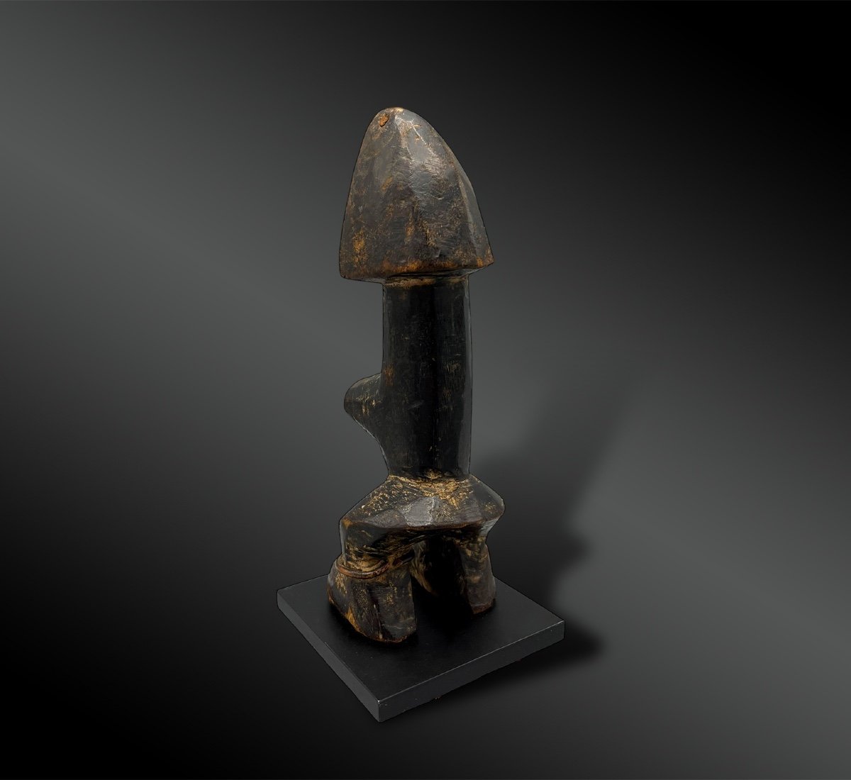 Yanda Anthropomorphic Statuette - Zandé Culture, Democratic Republic Of Congo - Circa 1900-photo-4