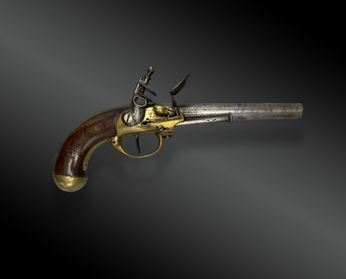 Flintlock Pistol Model 1777, 1st Type Known As A Safe Pistol, France, 18th Century, Louis XVI Period