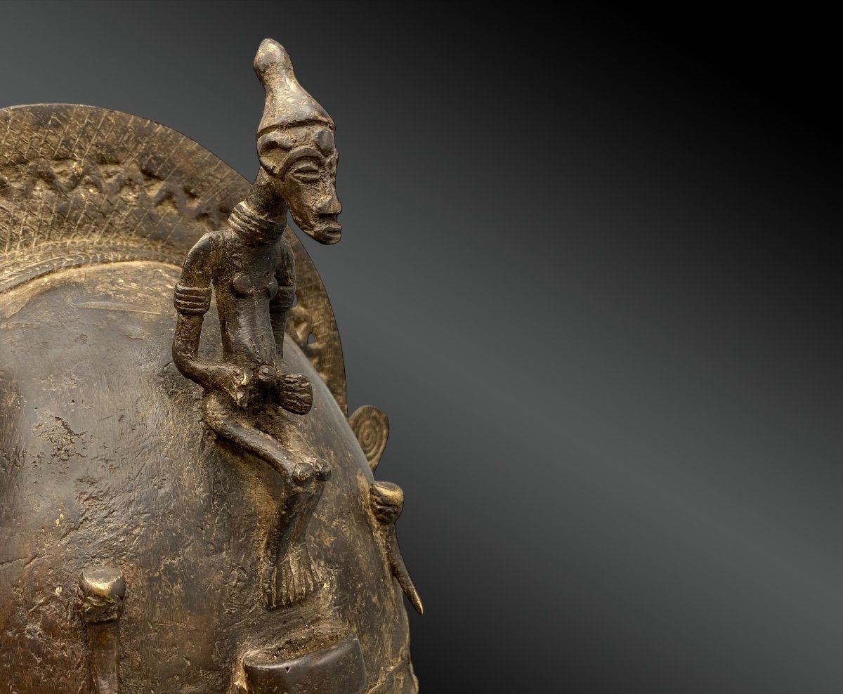 Casque De Guerre Culture Senufo, Côte D’ivoire  Fin Du XIXème – Début Du XXème Siècle -photo-3