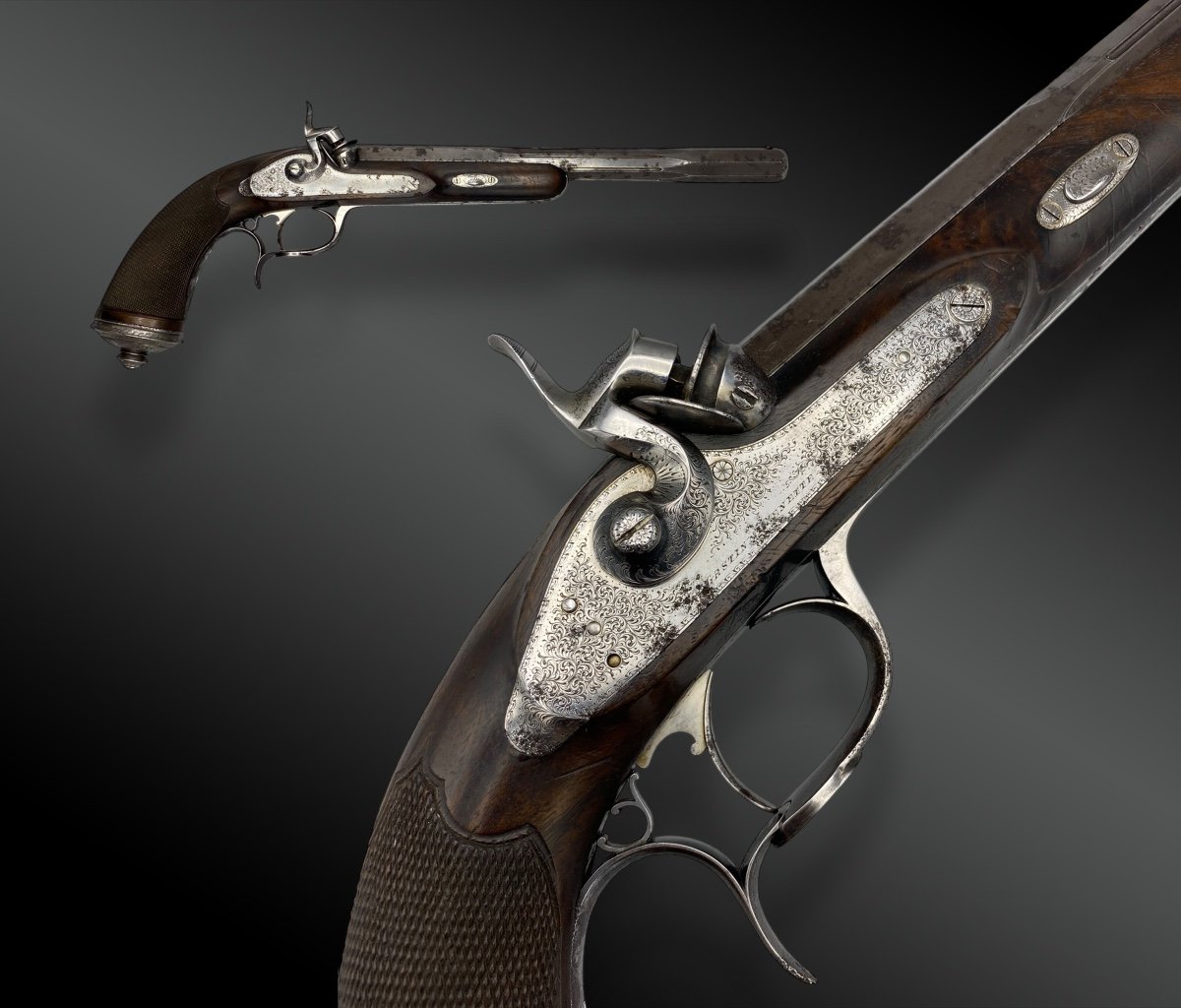 Gastinne Renette Pistols Ghaye System. France, 19th Century From 1884.