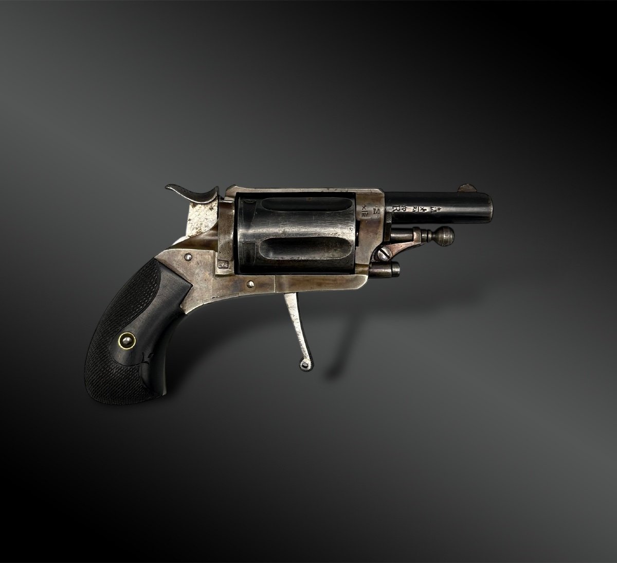 Bulldog Revolver - Liège, Belgium - 19th Century