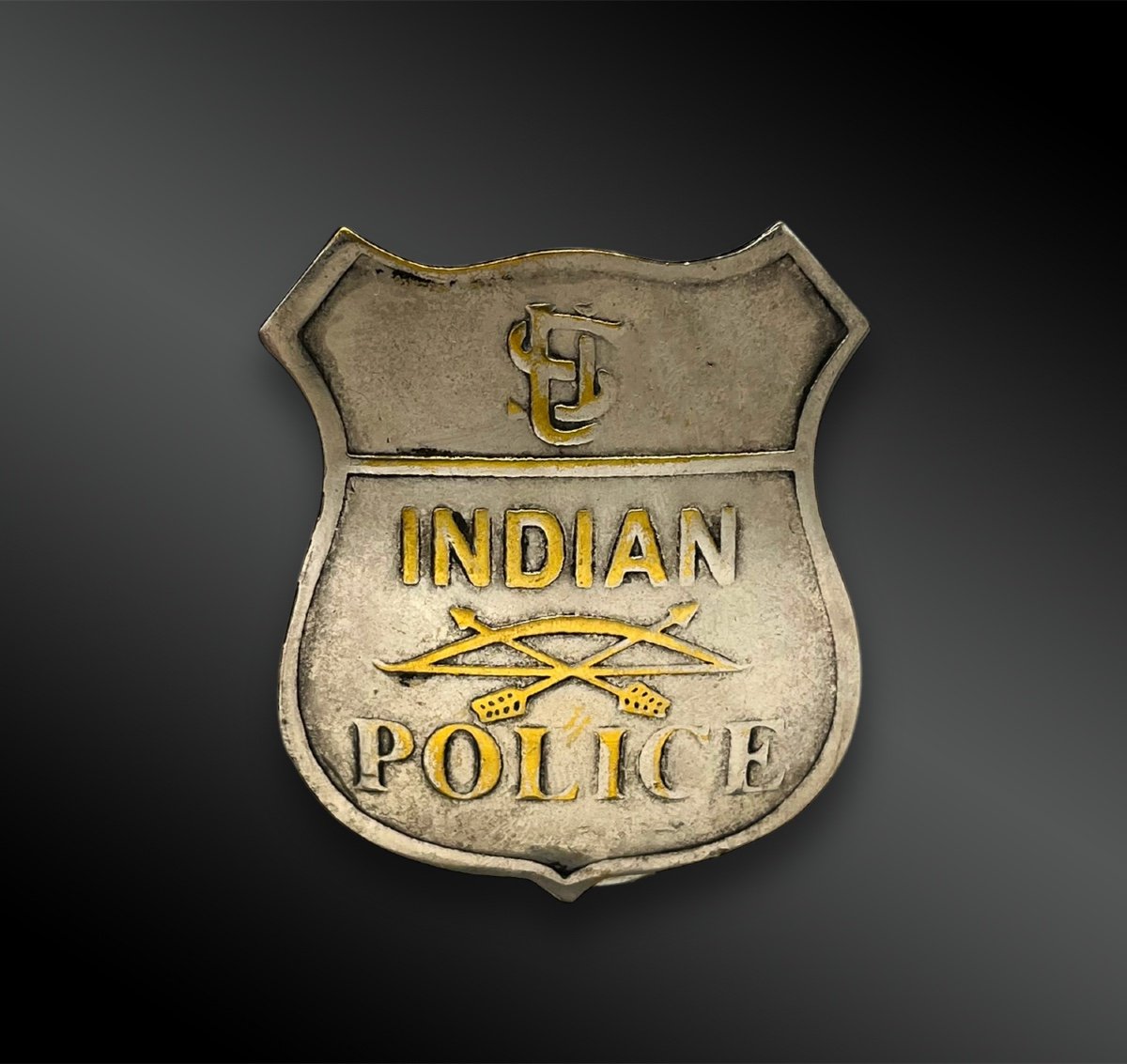 Indian Police Badge - Usa - Circa 1900