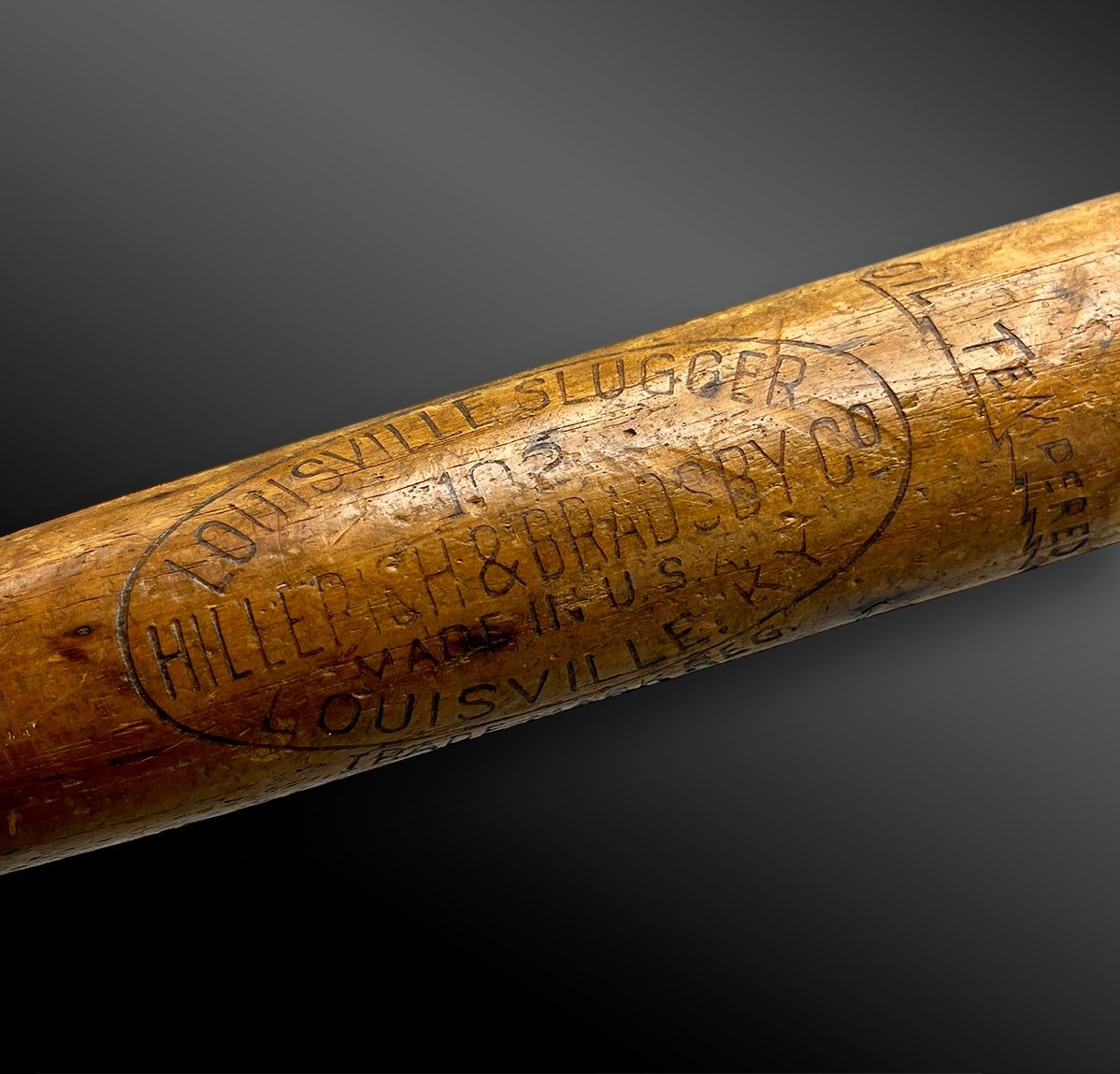 Louisville Slugger Baseball Bat - Usa - Circa 1940-photo-2