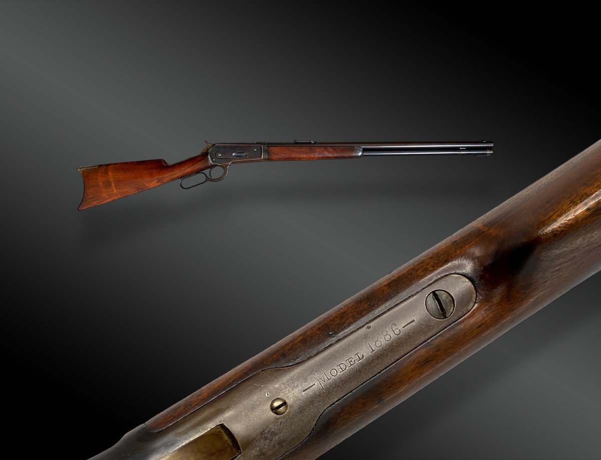 Carabine Winchester Modèle 1886, Cal. 45-70, Canon Rond Etats-unis, Fabrication 1894