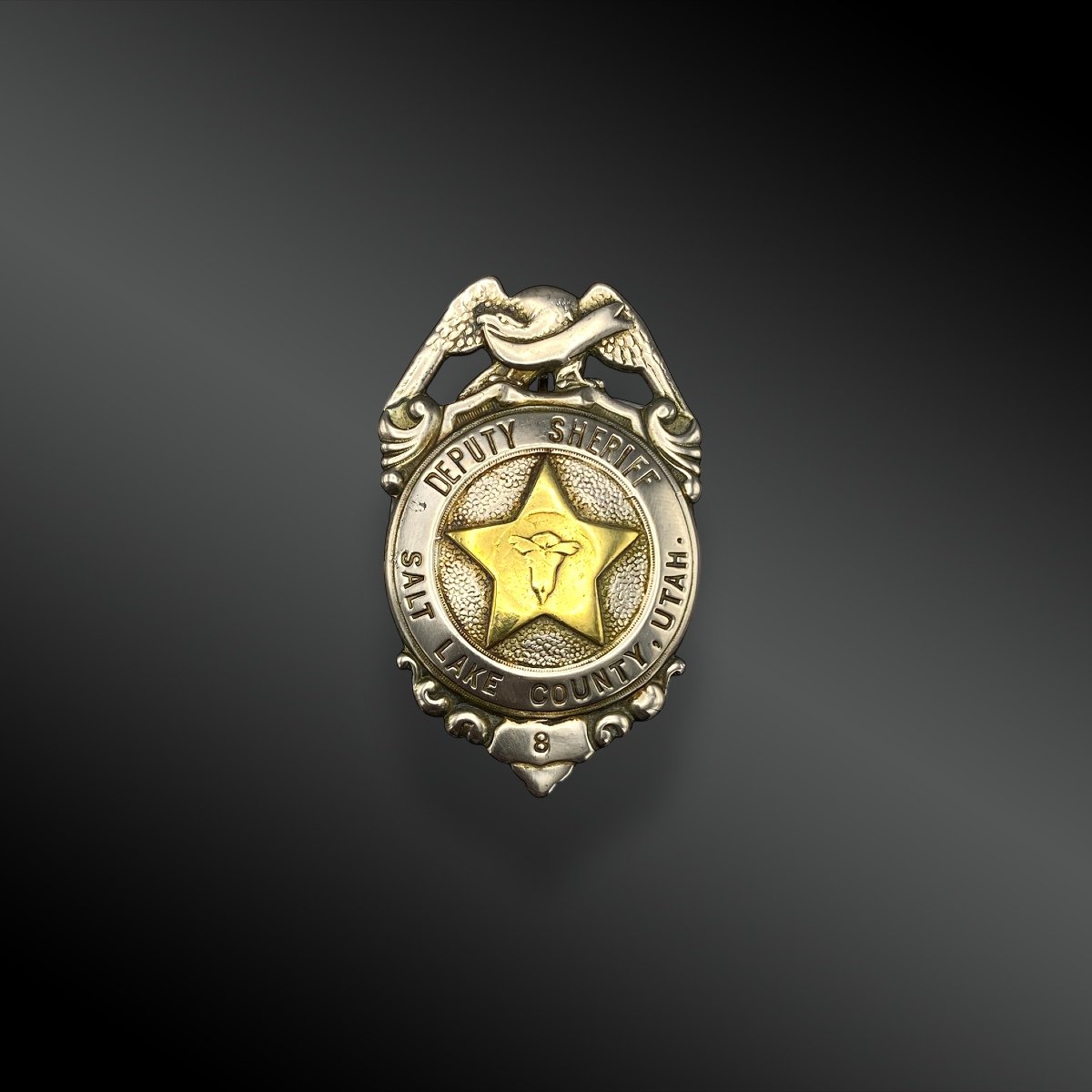 Deputy Sheriff Star Salt Lake County, Utah Usa, Circa 1900