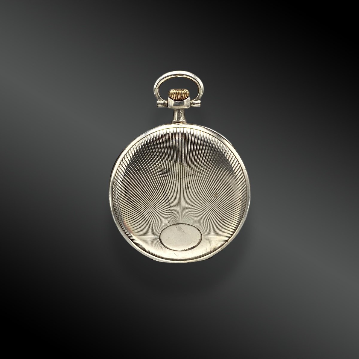 Longines Silver Pocket Watch. 20th Century Grand Prix Medalist-photo-4