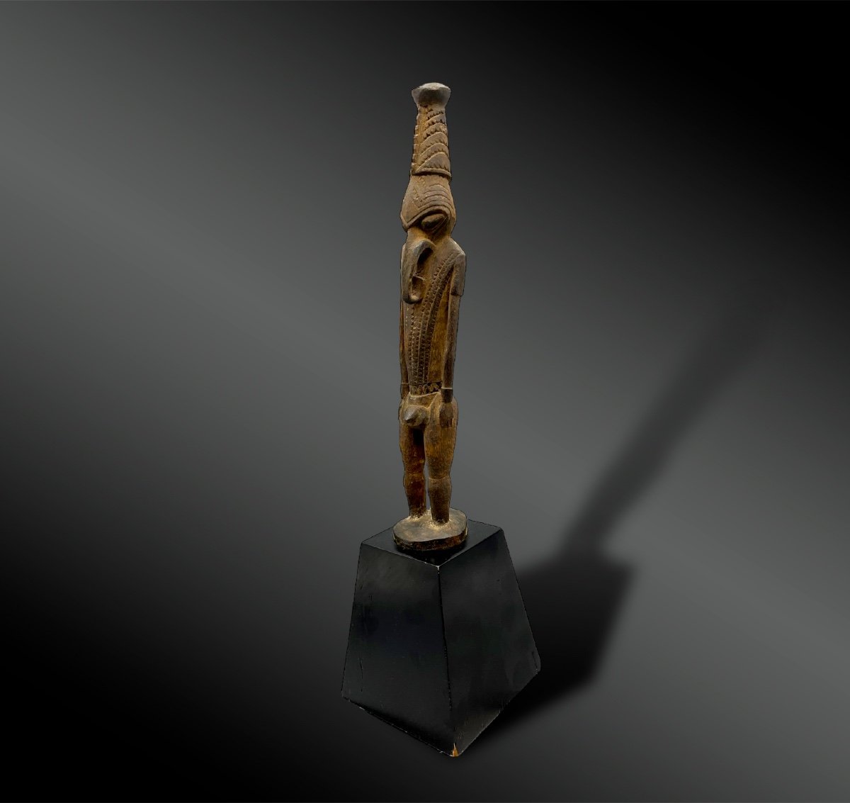 Statuette D’ancêtre -culture Sépik, East Sepik (province), Papouasie-nouvelle-guinée -vers 1900-photo-2