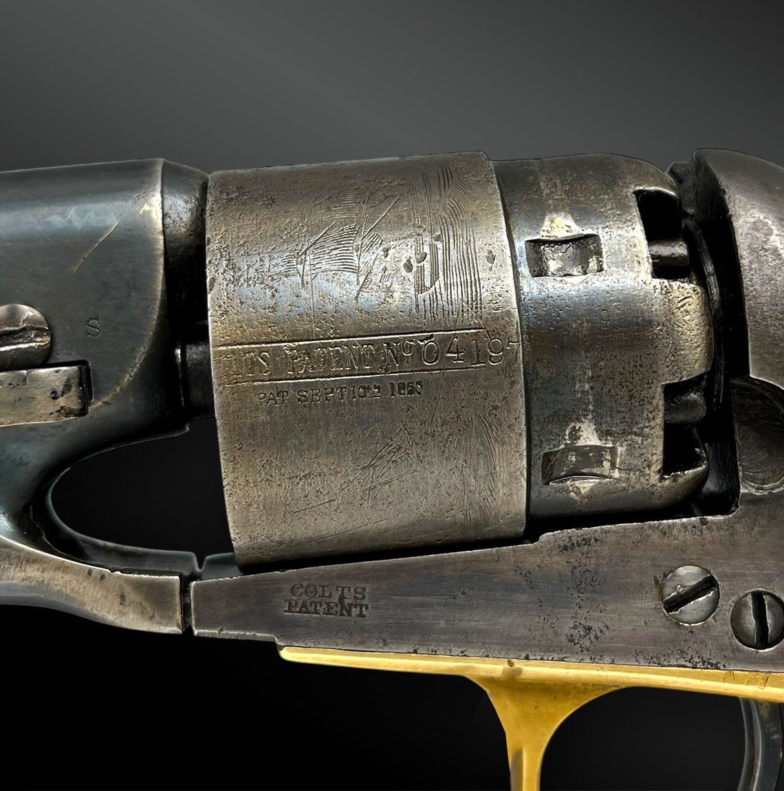 Revolver Colt 1860 New Model Army - états-unis - XIXème Siècle-photo-3